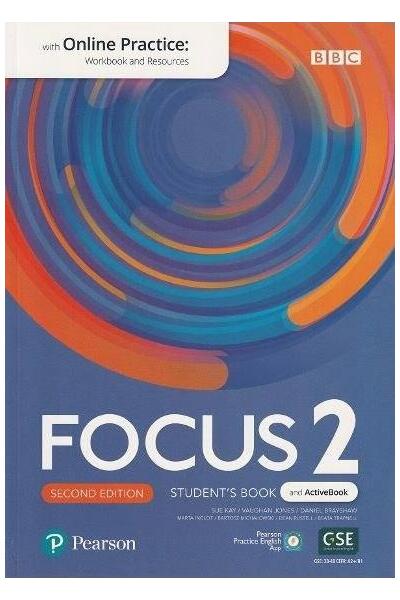 Focus 2 Student's Book and ActiveBook with Online Practice, 2nd edition (B1)