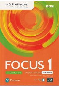 Copertă produs Focus 1 Student's Book and ActiveBook with Online Practice, 2nd edition (A2+)