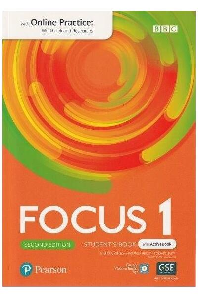 Focus 1 Student's Book and ActiveBook with Online Practice, 2nd edition (A2+)