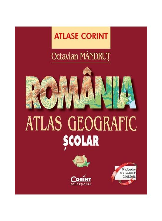 Copertă produs Rom&acirc;nia. Atlas geografic şcolar - gallery big 1