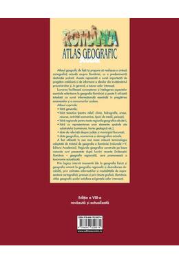 Copertă produs Rom&acirc;nia. Atlas geografic şcolar
