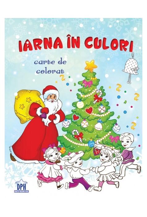 Copertă produs Iarna &icirc;n culori. Carte de colorat