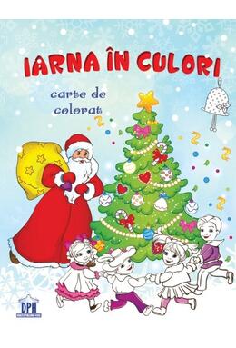 Copertă produs Iarna &icirc;n culori. Carte de colorat