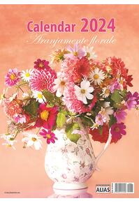 Copertă produs Calendar de perete cu Aranjamente florale 2024, 31 x 42,5 cm 12+1 file