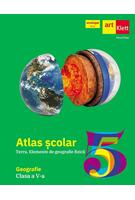 Imagine produs Atlas geografic școlar. Terra. Elemente de geografie fizică. Clasa a V-a