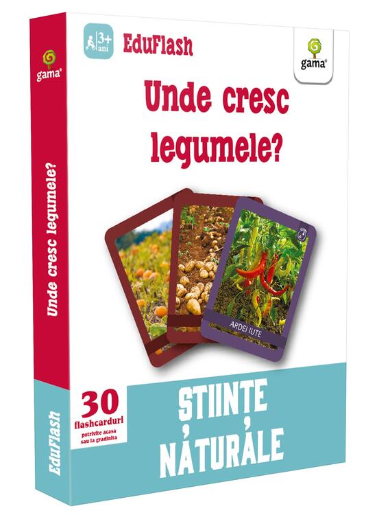 Copertă produs Unde cresc legumele? EduFlash - gallery big 1