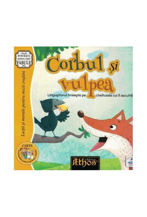 Coperta cărții Corbul și vulpea