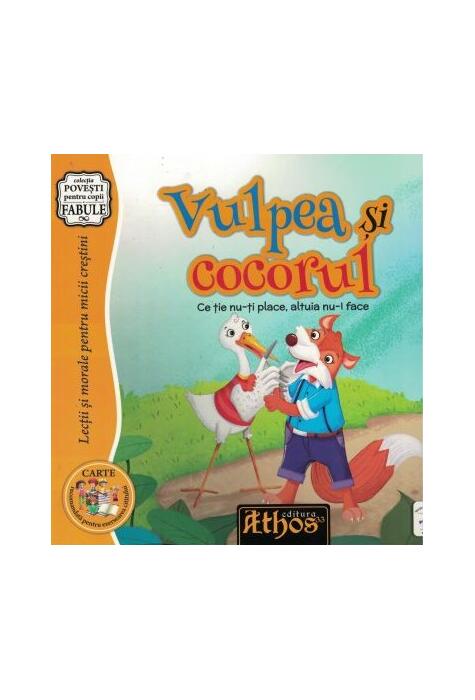 Coperta cărții Vulpea și cocorul
