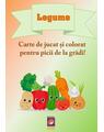 Copertă produs Legume. Carte de jucat și colorat pentru picii de la grădi! - thumb 1