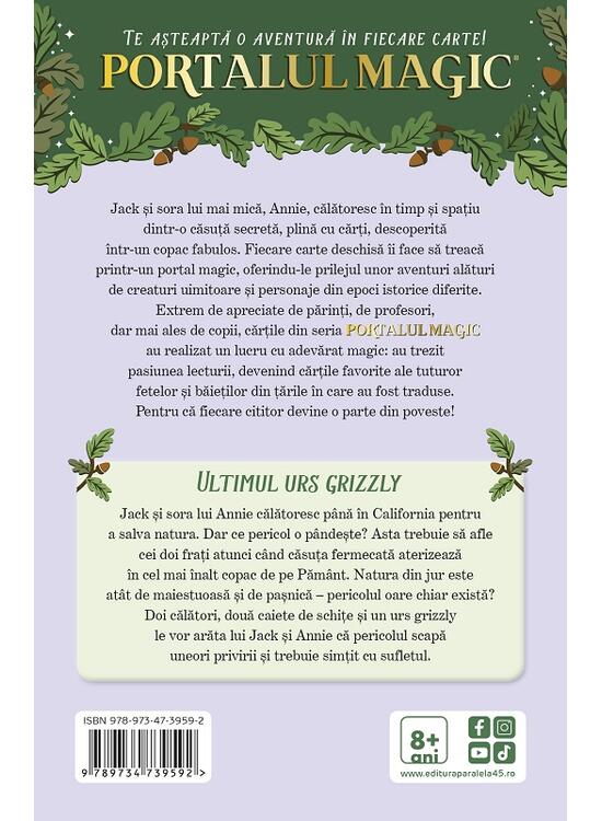 Copertă produs Portalul magic. Ultimul urs grizzly (Vol. 27) - gallery big 2