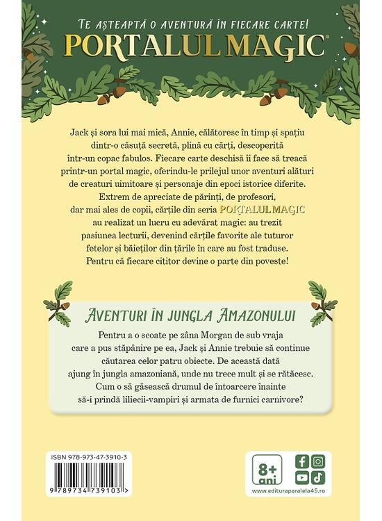 Copertă produs Portalul magic. Aventuri &icirc;n jungla Amazonului (Vol. 6) - gallery big 2