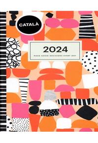 Copertă produs Agendă zilnică Abstract Cat MR24