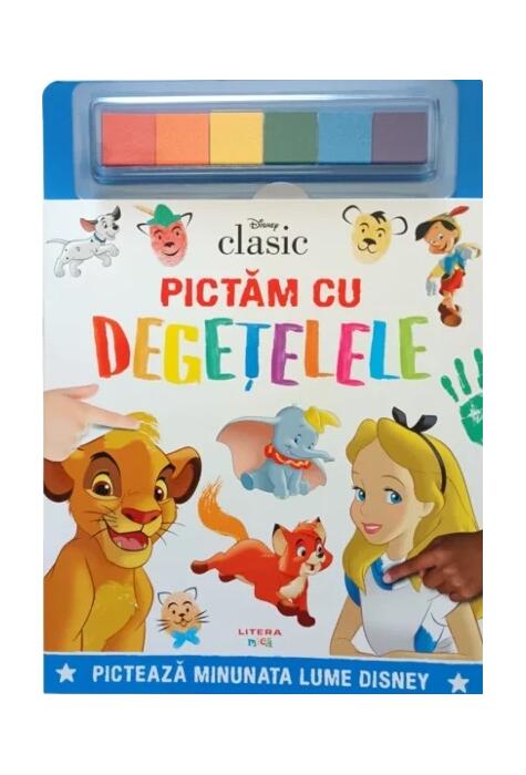 Copertă produs Disney Clasic. Pictăm cu degețelele