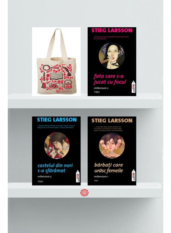 Copertă produs Pachet Stieg Larsson &ndash; Seria Millennium + Sacoșa Comorile cititorului - gallery big 5