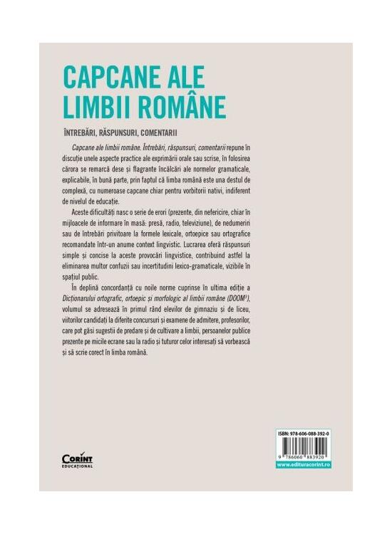 Copertă produs Capcane ale limbii rom&acirc;ne - gallery big 2