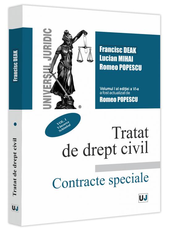Copertă produs Tratat de drept civil. Contracte speciale. V&acirc;nzarea. Schimbul (Vol. 1) - gallery big 1