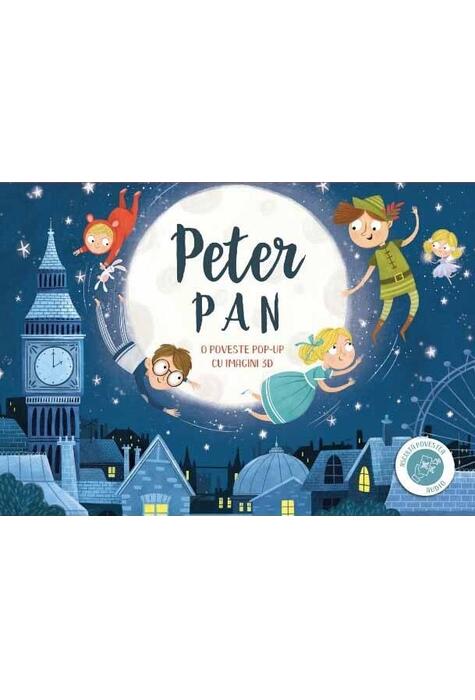 Copertă produs Peter Pan. O poveste pop-up cu imagini 3D