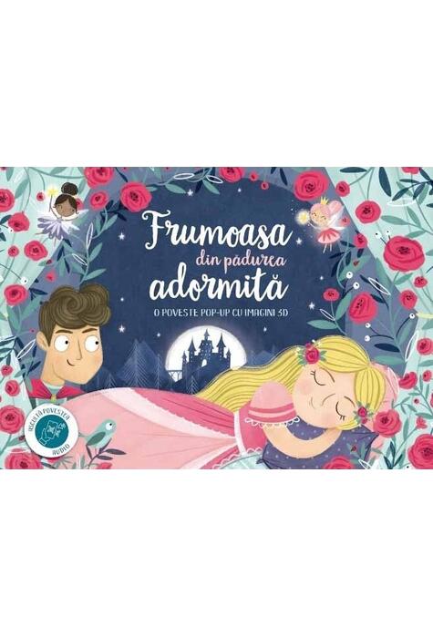Copertă produs Frumoasa din pădurea adormită. O poveste pop-up cu imagini 3D
