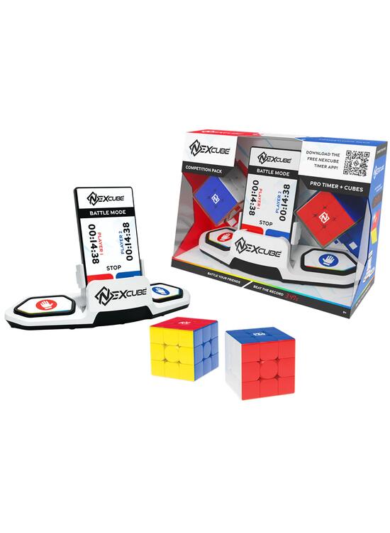 Copertă produs Set competițional Moyu - Nexcube, 2 cuburi 3x3 + timer speedcubing - gallery big 2