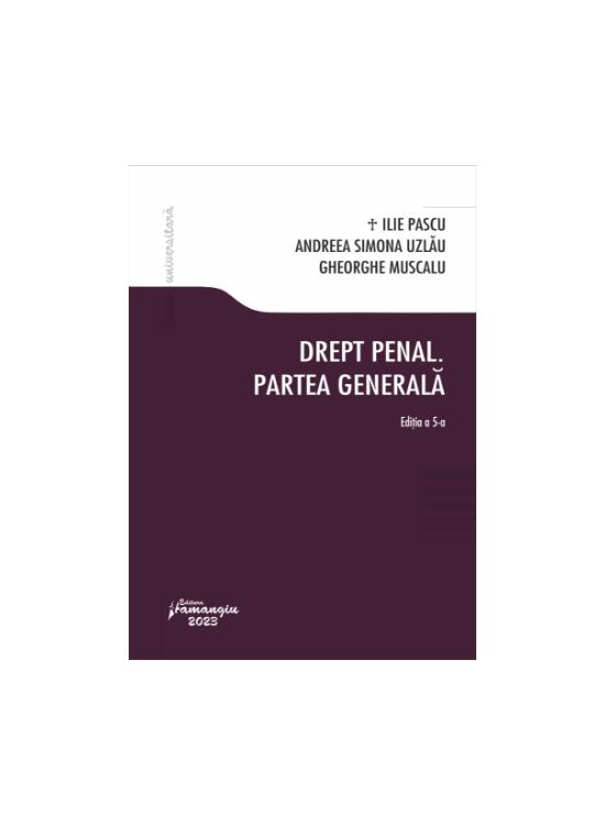Copertă produs Drept penal. Partea generală - gallery big 1
