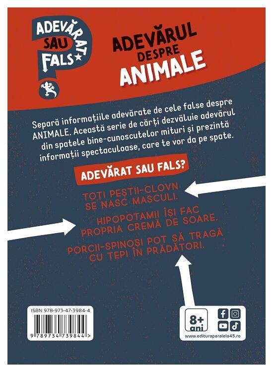 Copertă produs Adevărat sau fals? Adevărul despre animale - gallery big 2