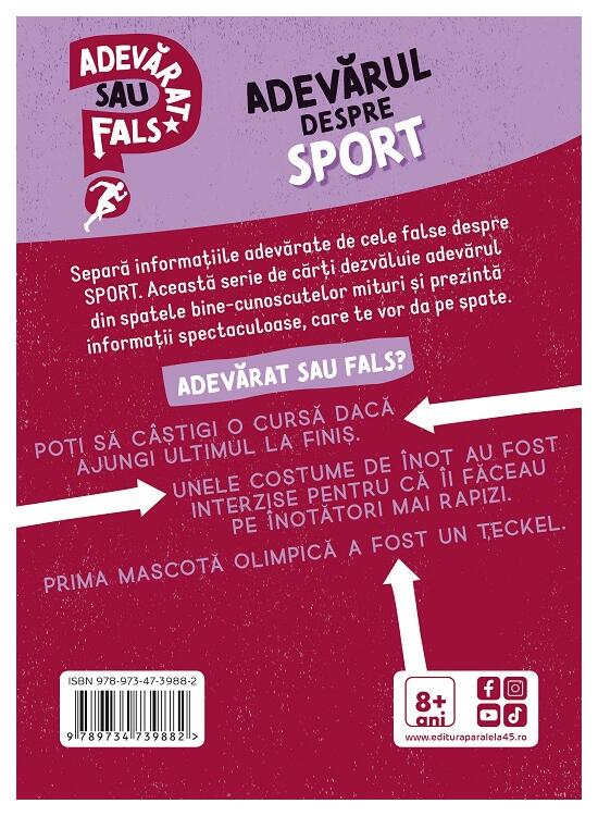 Copertă produs Adevărat sau fals? Adevărul despre sport - gallery big 2