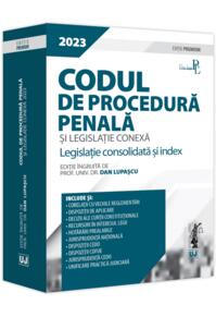 Copertă produs Codul de procedură penală și legislație conexă 2023