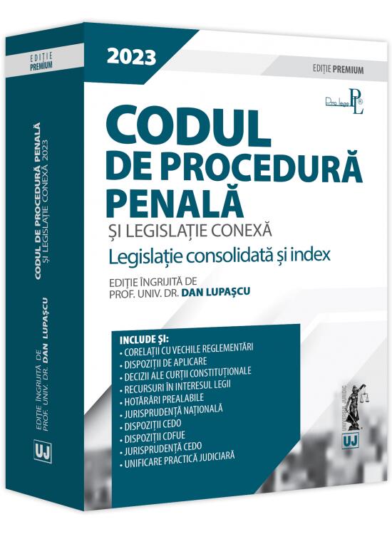 Copertă produs Codul de procedură penală și legislație conexă 2023 - gallery big 1