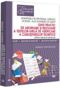 Copertă produs Ghid practic de abordare și rezolvare a testelor-grila de verificare a cunoștințelor teoretice