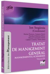 Copertă produs Tratat de management general. Managementul schimbării (Vol. 9)