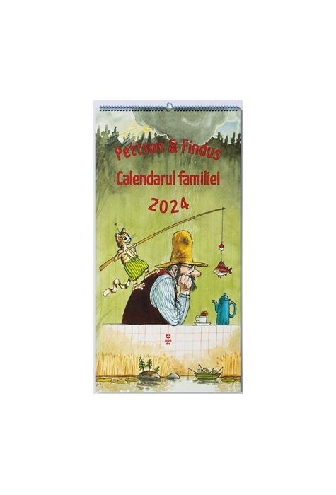 Copertă produs Pettson și Findus. Calendarul familiei 2024
