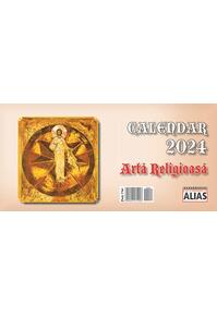 Copertă produs Calendar de birou cu Artă Religioasă 2024, format 23x11 cm, 6+1 file
