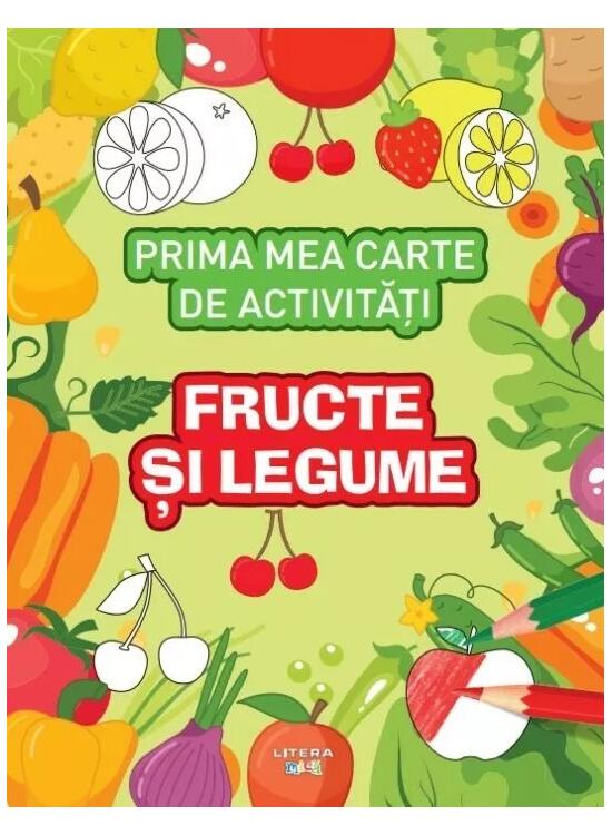 Copertă produs Prima mea carte de activități. Fructe și legume - gallery big 1