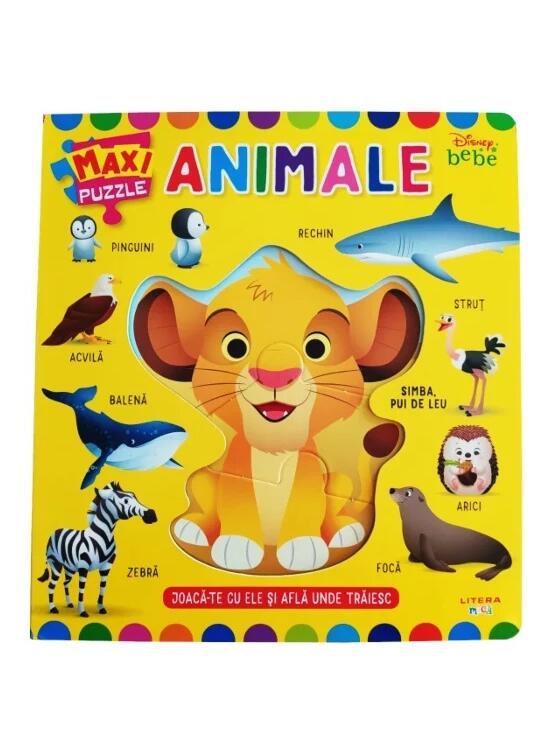 Copertă produs Disney bebe. Animale. Maxi puzzle - gallery big 1
