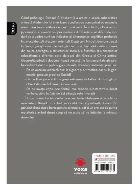 Copertă produs Geografia gândirii - gallery big 2
