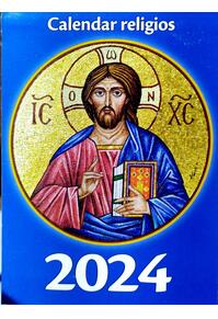 Copertă produs Calendar Religios 2024, format 9,5x12,5 cm, 365 file