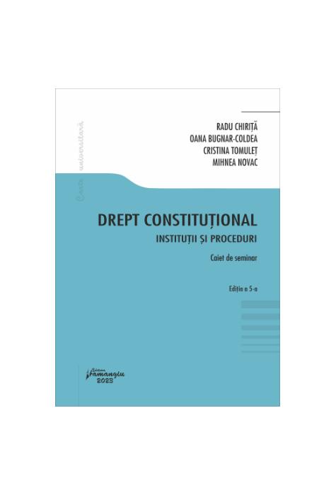 Copertă produs Drept constituțional. Instituții și proceduri