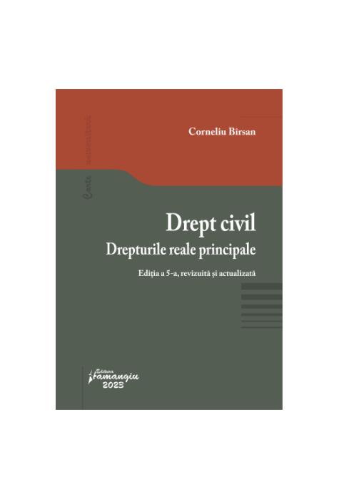 Copertă produs Drept civil. Drepturile reale principale