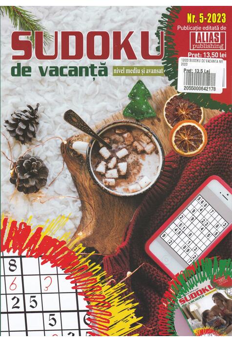 Copertă produs Sudoku de vacanță nr. 5/ 2023