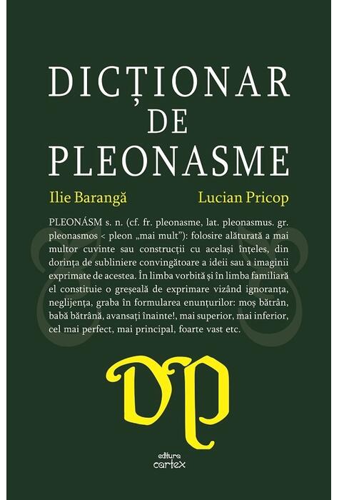 Copertă produs Dicționar de pleonasme