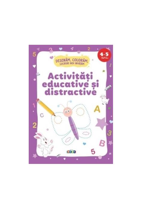 Copertă produs Activități educative și distractive 4-5 ani