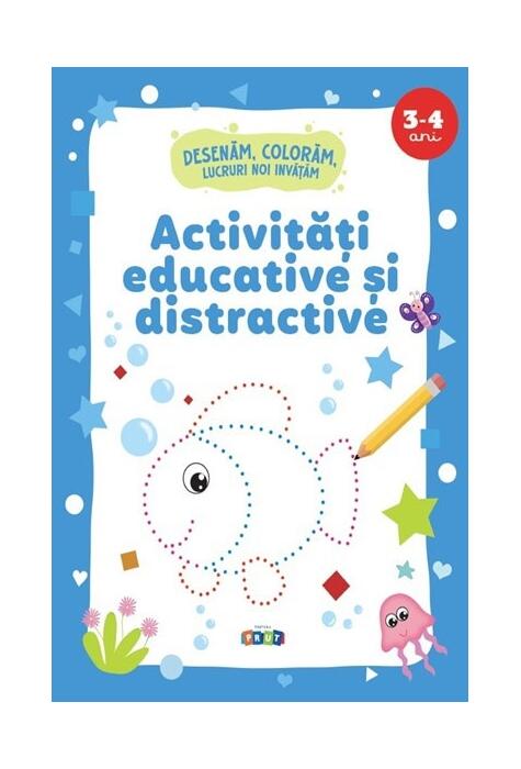 Copertă produs Activități educative și distractive 3-4 ani