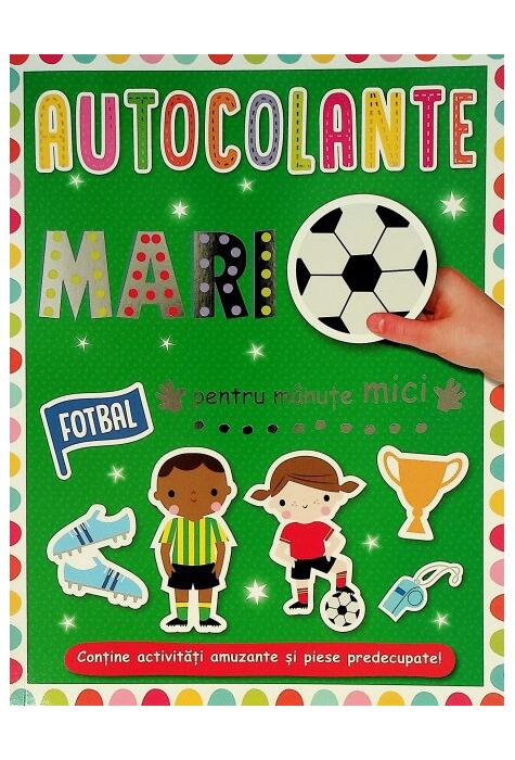 Copertă produs Autocolante mari pentru mănuțe mici. Fotbal