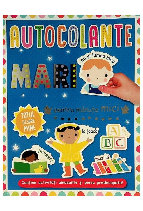 Copertă produs Autocolante mari pentru mănuțe mici. Totul despre mine
