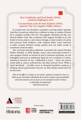 Copertă produs Ritz și Escoffier