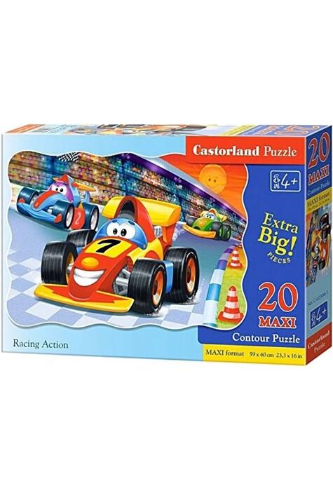 Copertă produs Puzzle 20 piese &bdquo;Maxi Racing Action&rdquo;