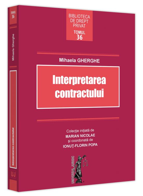 Copertă produs Interpretarea contractului - gallery big 1
