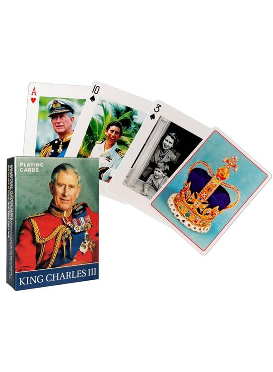 Copertă produs Cărți de joc de colecție Piatnik - &bdquo;King Charles III&rdquo; - gallery big 1