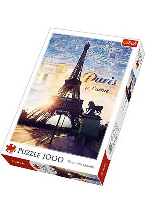 Copertă produs Puzzle 1000 piese &bdquo;Paris &icirc;n zori&rdquo;