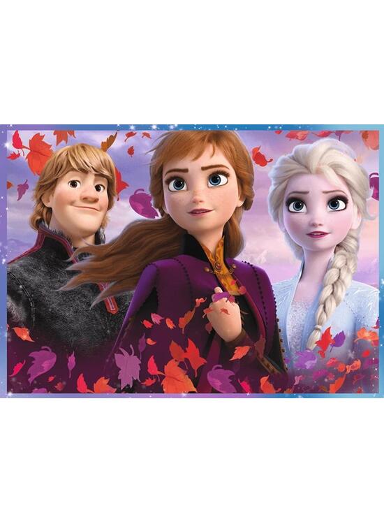 Copertă produs Puzzle 4 &icirc;n 1 (35+48+54+70 piese) &bdquo;Frozen 2 - Călătorie către necunoscut&rdquo; - gallery big 2